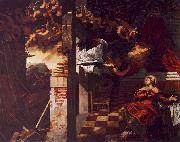 Jacopo Robusti Tintoretto The Annunciation Norge oil painting reproduction
